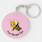 Porte-clés Dessin animé d'abeille (Dos)