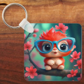 Porte-clés Dessin animé de créature fantastique mignonne avec (Recto)