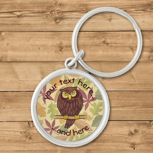 Porte-clés Dessin animé de hibou