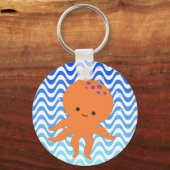 Porte-clés Dessin animé de pieuvre mignonne (Recto)