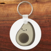 Porte-clés Dessin Avocado de style vintage (Recto)