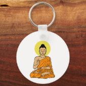 Porte-clés Dessin de Bouddha Buddhism.net (Recto)