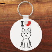 Porte-clés Dessin de Chien Shiba Inu (Recto)