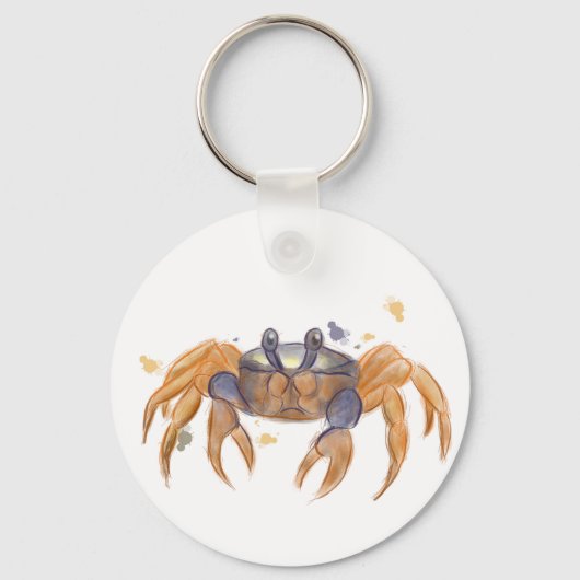 Porte-clés Dessin de crabe mou (Recto)
