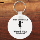 Porte-clés dessin de danse irish Step (Recto)