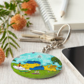 Porte-clés Dessin De Ferald Par La Cascade (Côté)