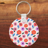 Porte-clés dessin de fleurs de Han (Verso)