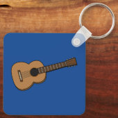 Porte-clés Dessin de guitare (Verso)