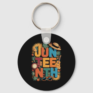Porte-clés Dessin de la définition de Juneteenth Histoire