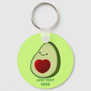 Porte-clés Dessin de l'Avocado Lover Cute