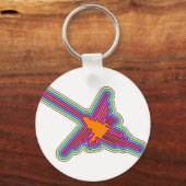 Porte-clés Dessin de Nazca Hummingbird Pérou (Recto)