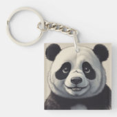 Porte-clés Dessin de Panda (Devant)