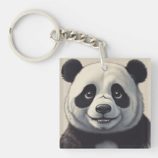 Porte-clés Dessin de Panda