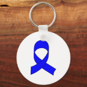 Porte-clés Dessin de ruban bleu (Recto)