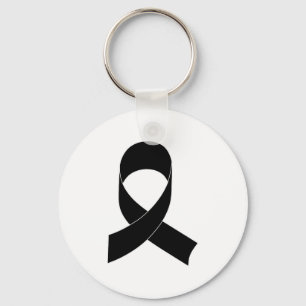 Porte-clés Dessin de ruban noir
