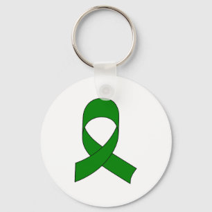 Porte-clés Dessin de ruban vert