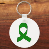 Porte-clés Dessin de ruban vert (Recto)