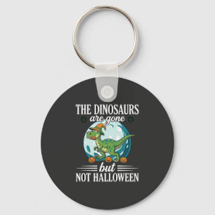 Porte-clés Dessin de sorcière d'Halloween de dinosaure drôle
