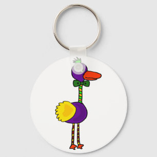Porte-clés Dessin Drôle de Dodo coloré VW