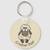 Porte-clés Dessin en mouton Porte - clé beige (Recto)