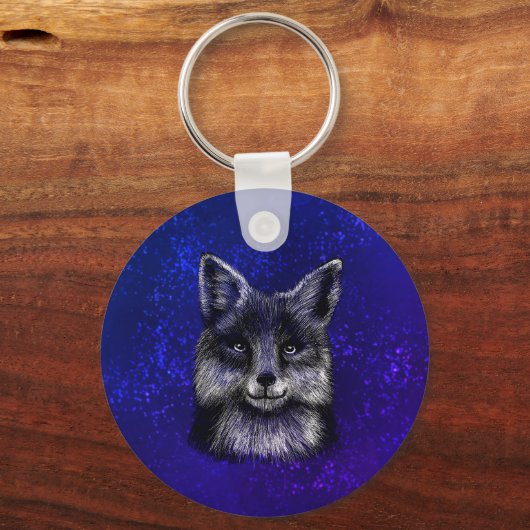 Porte-clés Dessin Fox (Recto)