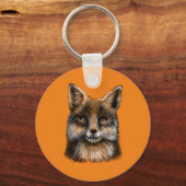 Porte-clés Dessin Fox (Recto)