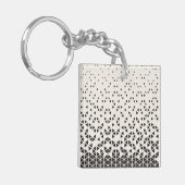 Porte-clés Dessin géométrique abstrait (Devant gauche)