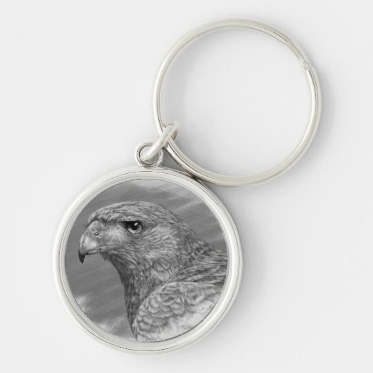 Porte-clés Dessin Harris Hawk (Devant)