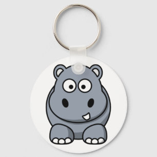 Porte-clés Dessin hippo