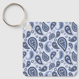 Porte-clés Dessin imprimé paisley floral complexe