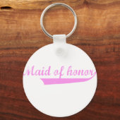 Porte-clés dessin mignon "Maid of Honor" (Recto)