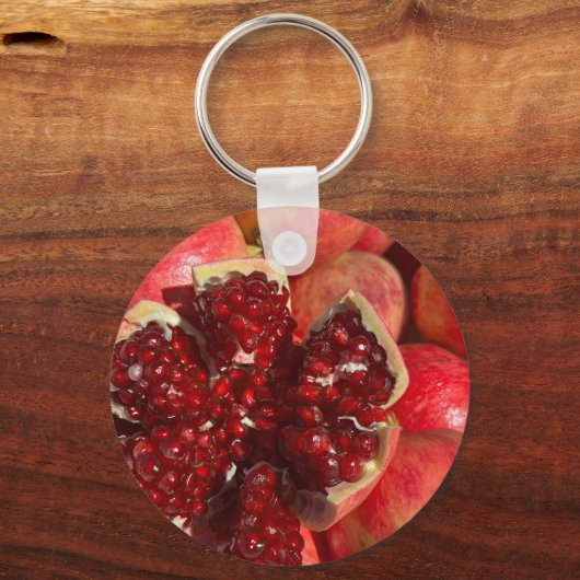 Porte-clés Dessous de verre de grenade (Verso)