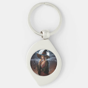 Porte-clés Dessous de verre sorcier Imaginaire foncé