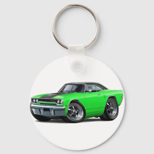 Porte-clés Dessus 1970 Vert-Noir de Roadrunner