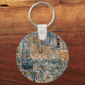 Porte-clés Destinations | Aquarelle New York City View (Recto)