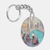 Porte-clés Destinations | Aquarelle Venise Gondola Ride (Devant gauche)