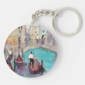 Porte-clés Destinations | Aquarelle Venise Gondola Ride (Dos)