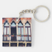Porte-clés Destinations | Bâtiment rustique de Venise (Dos)