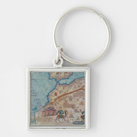 Porte-clés Détail de l'atlas catalan, 1375 (Devant)