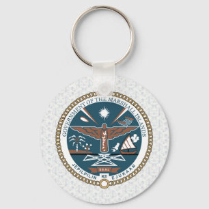 Porte-clés Détail des armoiries des Îles Marshall