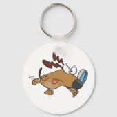 Porte-clés Détecteur de chien avec verre grossissant (Recto)