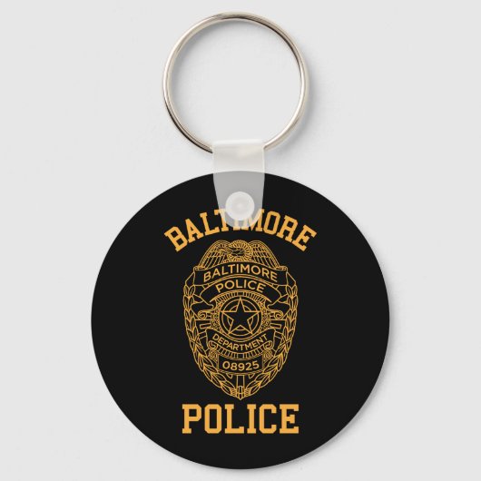 Porte-clés détective du maryland de baltimore (Recto)
