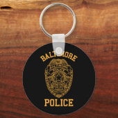 Porte-clés détective du maryland de baltimore (Recto)