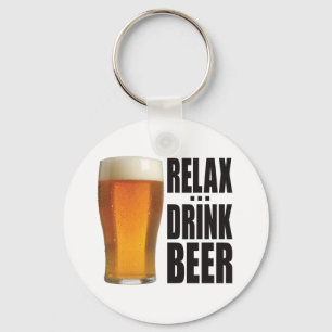Porte-clés Détendez la bière de boissons