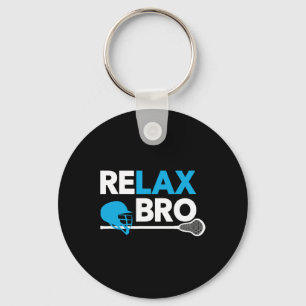 Porte-clés Détendez-vous Bro Lacrosse Lacrosse Lacrosse Lecte
