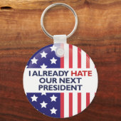 Porte-clés Détester Notre Prochain Président (Recto)