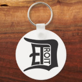 Porte-clés Détroit D (Recto)