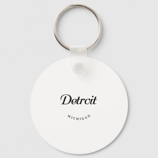 Porte-clés Détroit MI (Recto)