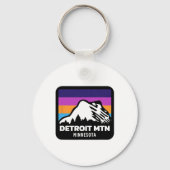 Porte-clés Detroit Mountain Minnesota Ski Snowboard Fam (Recto)