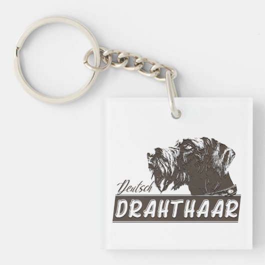 Porte-clés Deutsch Drahthaar (Devant)